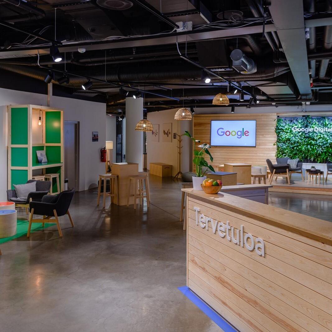 Google Digital Garage Oppimistila Helsingin Kluuvikadulla