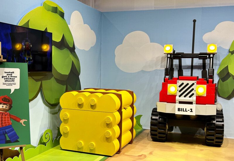 A LEGO® collaboration game demoed at the world's largest gaming industry event.