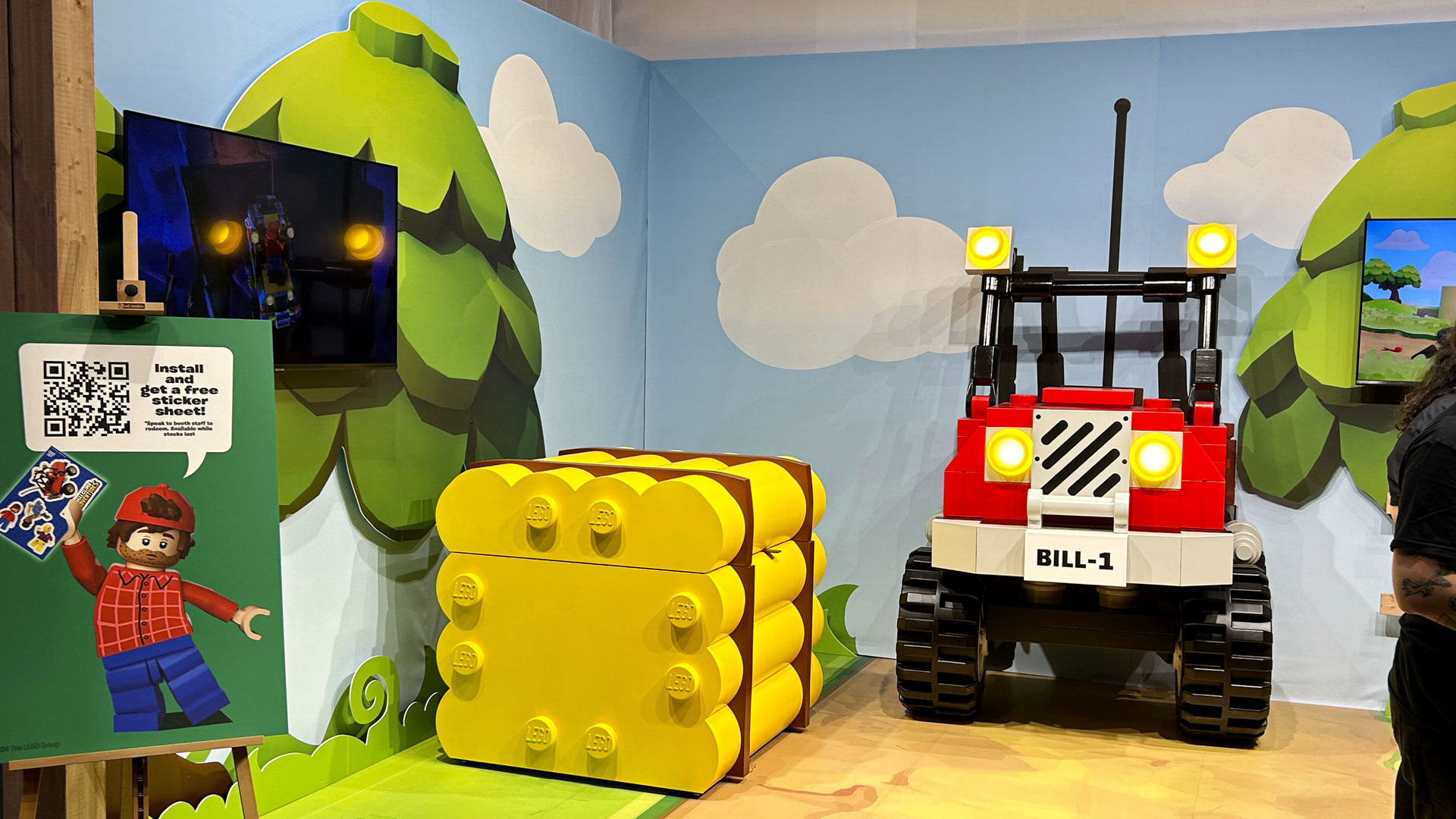 A LEGO® collaboration game demoed at the world's largest gaming industry event.